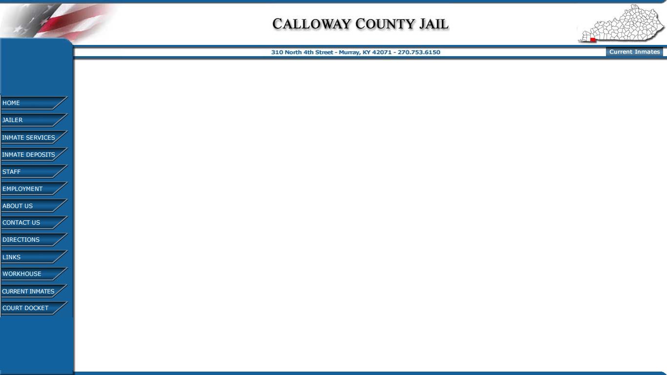 Calloway County Jail Inmate List